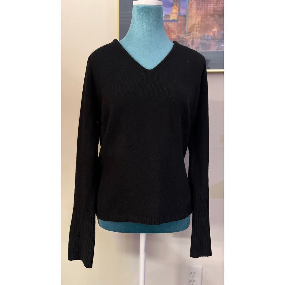 Treasure and bond V-neck black sweater
Size medium